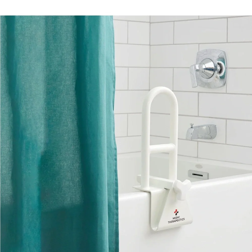 Medic Therapeutics Adjustable Steel Bathtub Safety Assist Rail